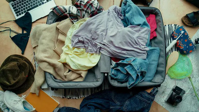unsorted clothes