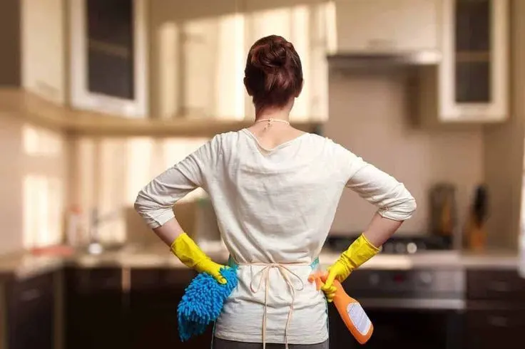 weekly cleaning lady