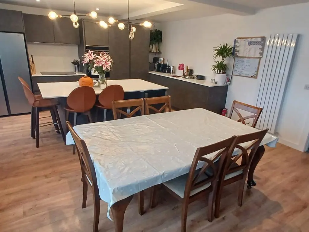after cleaning by domestic cleaners