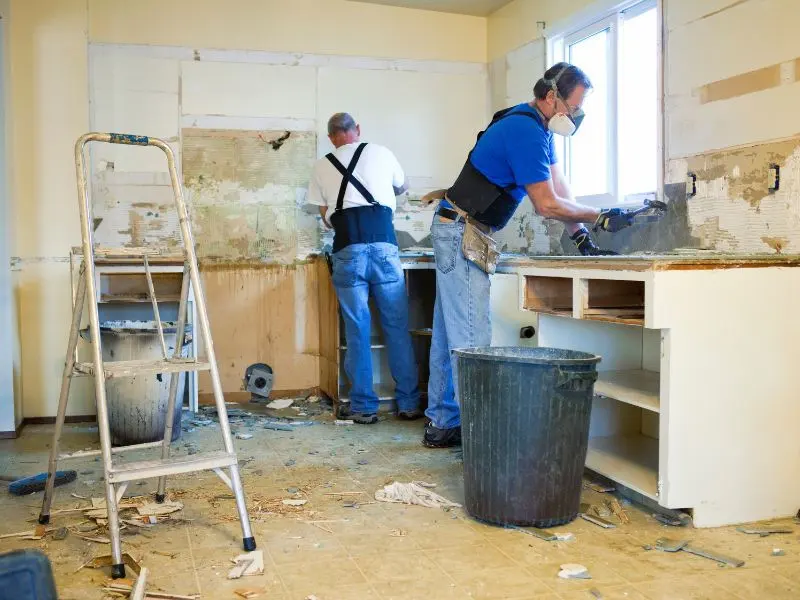 a kitchen renovation