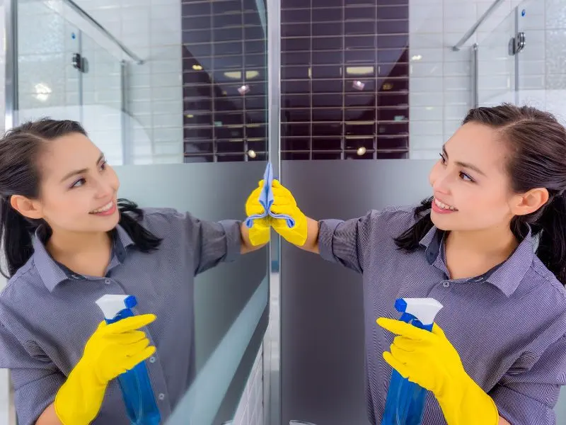 Daily restroom cleaning