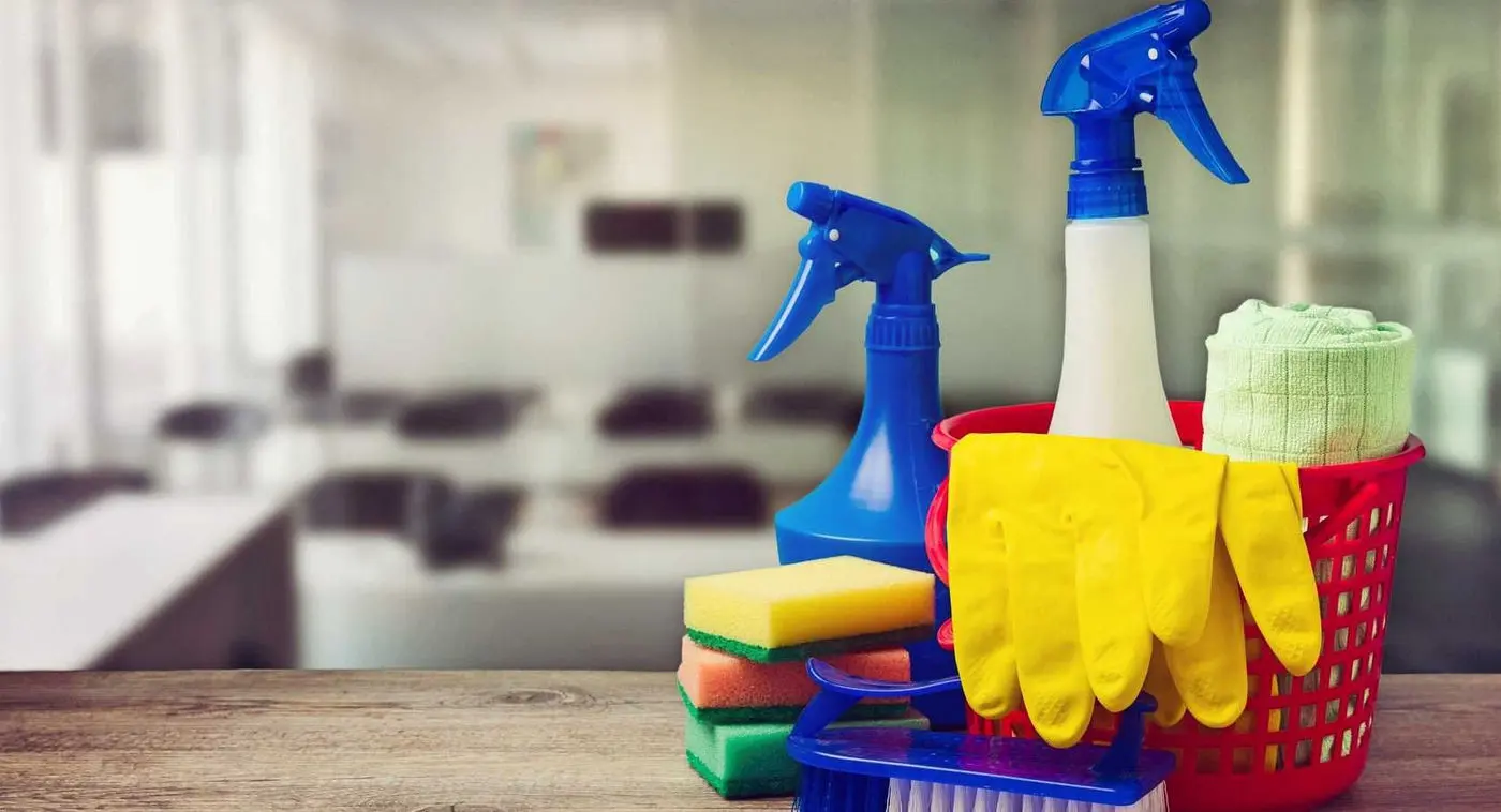 Basic house cleaning kit